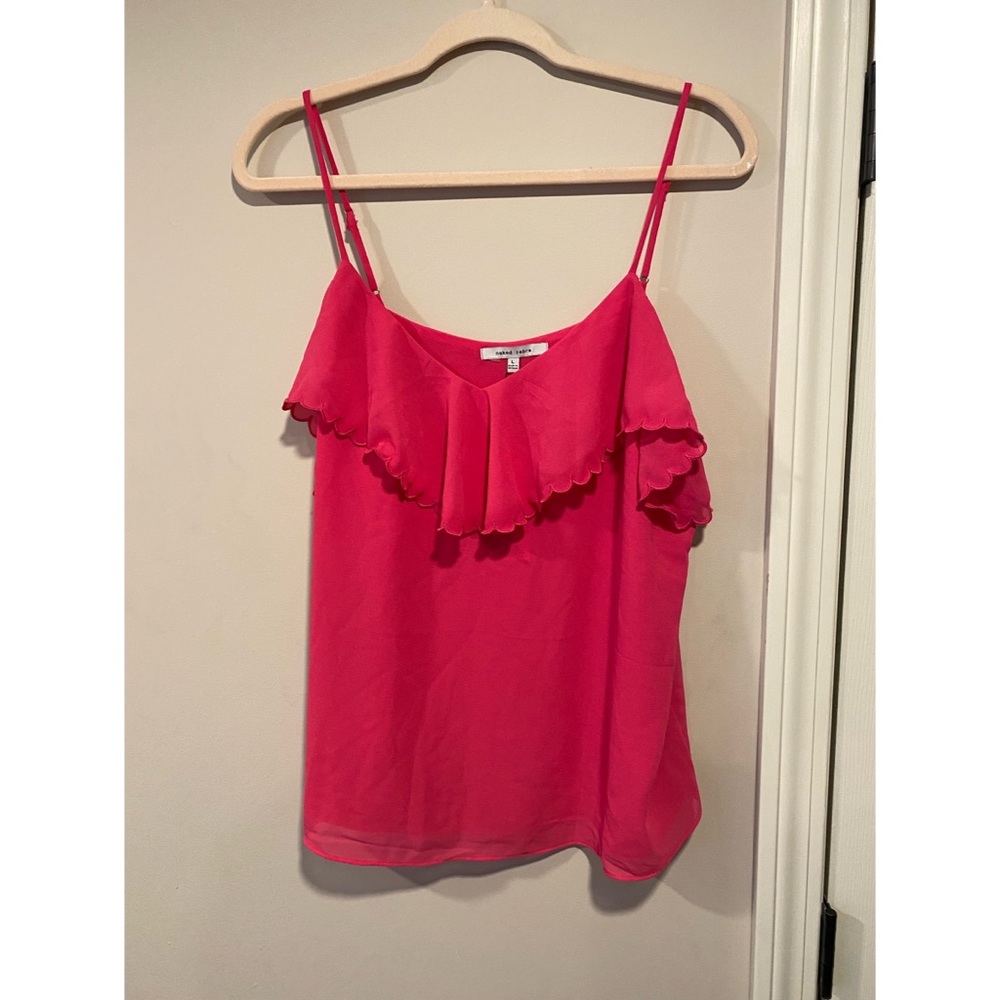 Pink Zebra Top L